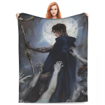 Arcane Viktor Game Flanell tekk Pehme soe voodipesu kodukaunistuseks Camping Print Vooditekk Diivanvoodi kate 30x40in