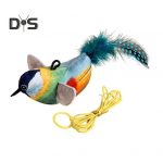 Chirping Bird Cat m&auml;nguasi interaktiivne simulatsiooniga elektriline linnupuutetega aktiveeritav pl&uuml;&uuml;skassi tiirus siseruumides kasutatavatele kassidele ja koertele B