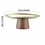 1 tk Roostevabast terasest k&otilde;rge jalaga puuviljavaagen puidust alusega, majapidamisn&otilde;u, koogiriiul, lihtne S h&otilde;be