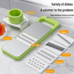 Multifunktsionaalne k&ouml;&ouml;givilja viilutaja ja riiv Five-blade grater box set