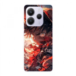 Coque Xiaomi Redmi Note 14 5G One piece Luffy &eacute;nerv&eacute; art manga anime copie Maniacase