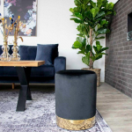 House Nordic Pouf Myla Noir must