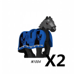 MOC Keskaja Punane L&otilde;vi Must Kotkas Loss S&otilde;dur R&uuml;&uuml;tel Hobuse Seljas Ehitusklots S&otilde;jav&auml;elane Figuur Vest Soomus Lipp M&auml;nguasi Kingitus B036