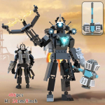 Moc Skibidi WC Action Figuurid ehitusklotsid, Camerman Titan Speakerman Valvemees TVMan poisid klotsid M&auml;nguasjad Lastele Kingitus