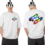 Kaljuronimise m&auml;gironija, naljakas 3D prindiga klassikaline meeste T-s&auml;rk Uus meeste l&uuml;hikeste varrukatega suvise sport valge vabaaja s&auml;rgid hiphopi topsid S