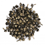 200 tk lamedate jalgadega naastu antiikmessing DIY nahast pagasi k&auml;ekottide k&auml;sit&ouml;&ouml;tarvikud 12 mm