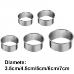 5 tk / komplekt &uuml;mmargune roostevabast terasest k&uuml;psisevorm, pelmeen, nahk l&otilde;ikamisvorm DIY kooki saia k&uuml;psetust&ouml;&ouml;riistad kodune k&ouml;&ouml;giklambrid vidinad