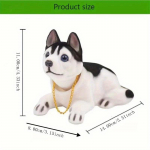 Vaigust autokaunistused Armsad husky koera kujukeste autotarvikud