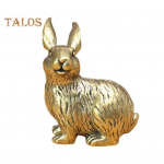 Messingist J&auml;nesefiguurid Vanaaegne Kuldne K&uuml;&uuml;liku Kuju Miniatuurne Lihav&otilde;tete Kodu Laua Ornament Elutoa Talumaja Kevadine Dekoratsioon A