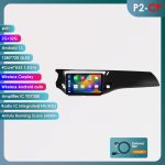 Ossuret 9'' 8-tuumaline 2DIN Android-autoraadio Citroen C3 DS3 2010-2016 jaoks Autoraadio Multimeedia Videoesitaja GPS-navigatsioonipeaseade Intelligentne RDS Carplay 4G P2CP B 4Core 2G 32G