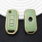 Auto Shell Fob jaoks Renault Kadjar Captur Megane Sandero Stepway Logan Clio 5 Arkana Soft TPU auto klappv&otilde;tme korpuse kate valge