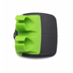 1 tk Comfort Grip roostevabast terasest k&ouml;&ouml;giviljakoorija &ndash; libisemiskindlad kummist s&otilde;rmek&auml;epidemed, k&auml;sitsi koorija porgandite, k&otilde;rvitsate ja muu jaoks oranž