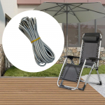 4 tk Elastne n&ouml;&ouml;r terrassitooli asendamiseks, lamamistoolile, veranda jaoks, universaalsed lamamistoolid, v&auml;listingimustes DIY