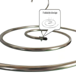 P&ouml;&ouml;rlev roostevabast terasest spiraalkujuline riidekuivatusrest - Multifunktsionaalne riiete, tekkide ja voodilinade kuivatamiseks