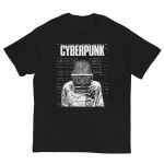 230 Gsm 100% puuvillane k&uuml;berpunk T-s&auml;rk 90ndate m&auml;ngudele, vintage-m&auml;ngudele, retro-k&uuml;berpunk, vintage-RPG, retro-m&auml;ngude, rollim&auml;ngude f&auml;nnidele XXS must