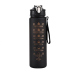 750ml Kaasaskantav Spordiveepudel Joogiaja ja K&otilde;rrega, Rihmaga, Lekkekindel, Sobib V&auml;lispordiks, Fitnessiks, Matkamiseks Veepudel One Size must