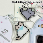 Armas Joonisfilmikassiga Fotokaardihoidja Loominguline Dekoratsioon Iidoli Fotoalbum Kaitse&uuml;mbrised Ripats Kaardihoidja