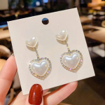 Korea stiilis Magusa Armastuse K&otilde;rvar&otilde;ngad T&uuml;drukutele Rhinestone Liialdatud P&auml;rl Peo Aksessuaarid Kingitus Naistele Mood Peaehe valge