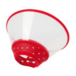 Kassi koonuskrae Reguleeritav Taastuv Lemmiklooma Koonus E-Krae Haavade Paranemine Lakkumisvastane Kaitsekrae Kaela Kate Kassidele Kassipoegadele K&uuml;&uuml;likutele S punane