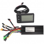 DC 24V 36V 48V 30A Siinuslaine kontroller S866 LCD-ekraan Elektrijalgratta mootori kontrolleri komplekt jaoks