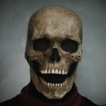 Halloweeni &otilde;udusmask L&otilde;uasuu Liigutatav Kolju Lateksmask Kolju Cosplay Rekvisiidid chin movable (soft latex)