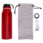 Elektriline kaasaskantav bidee 280 ml 3 seadistust Type C Laetav Kaasaskantav k&auml;eshoitav bidee pihusti punane