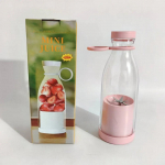 Kaasaskantav blender, Kaasaskantav blender kokteilide ja smuutide jaoks, Magnetiline USB-kiirlaadimisega minikokteilipudel roosa