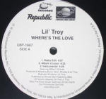 12-tolline plaat LIL' TROY - Where Is The Love U8P1667 Universal Recor 1999 USA Rap & Hip-Hop/R&B Kasutatud