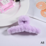 Naiste juuksek&uuml;&uuml;s pl&uuml;&uuml;sklamber Armas korea s&uuml;gistalv tahke elegantne akr&uuml;&uuml;list karvane aksessuaarid t&uuml;drukutele kunstkarusnahast juukseklambriga k&uuml;&uuml;nisklamber