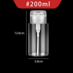 120/150/180 ml k&uuml;&uuml;ntele t&auml;idetavad pudelid t&uuml;hjad presspumbad jaoturid k&uuml;&uuml;nekunsti laki eemaldaja puhastusvahend meigipudeli manik&uuml;&uuml;ri t&ouml;&ouml;riist 200ml