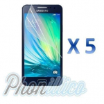 Film Protection Ecran - Phonillico&reg; - Samsung Galaxy J5 - Lot de 5 - Transparent - Protection &eacute;cran