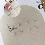 10 tk Sulamist Vibu S&otilde;lm Armastus K&uuml;&uuml;nte Kunsti Amuletid Dekoratsioonid 3D Luksus Metallist H&otilde;bedased Vibu Kujulised Ehted Ise Tee Manik&uuml;&uuml;ri Disainitarvikud C