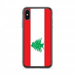 Coque T&eacute;lephone Drapeau Liban &ndash; iPhone X