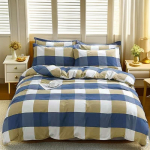 Flanellist tekikotikomplekt - &Uuml;ksik ese &uuml;hiselamu narivoodi jaoks, Sisaldab padjap&uuml;&uuml;ri ja kahekohalist tekikotti 200*230 cm [Single Duvet Cover]