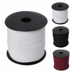 1Pcs Faux Suede Cord Leather Lace For Clothes Shoes Jewelry Making Findings about 3mm 100 yards/roll valge