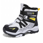 Talvised laste moekad fliisist soojad k&otilde;rge s&auml;&auml;rega vabaaja puuvillased saapad lumesaapad 39 hall/must