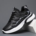 2024 Meeste Luksuslikud Spordijalatsid Mood Mitmek&uuml;lgsed V&otilde;rgust Hingavad Vabaaja Jalatsid Mugavad Jooksujalatsid Tossud Zapatos Para Hombre 44 must