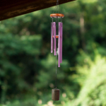 Metal Wind Chime 26 inch Waterproof Deep Tone Hanging Ornament Memorial Windchime for Outdoor Sister