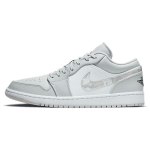 Air Jordan 1 Low Valge Kamuflaaž Meeste Tossud Photon-Dust Grey-Fog DC9036-100 44.5