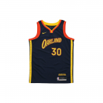 Nike NBA Warriors 21/22 Curry City Edition Swingman S&auml;rk Merev&auml;esinine/Oranž Meeste Streetwear CN1729-421 XXL