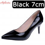 Mood Aphixta 7cm Kitsad Kontsad Kingad Naistele Stilett Kontsaga Kleidi Kingad Naistele Pulmad Ametlikud Vabaaja Kingad Pluss Suurused 49 50 3 must