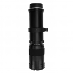 420 800mm Suumobjektiiv Sobib Nikon F-kinnitusega peegelkaamerale Optilise Klaasi Kattega Manuaalse Fookusega Teleobjektiiv must