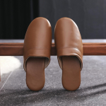 Moodsad suure suurusega meeste s&uuml;gisesed kodusussid unisex ehtsast nahast sussid mugavad siseruumides sussid madalad 39-40 brown