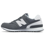 New Balance Nb 574 Helkurkangas Nahk Madala s&auml;&auml;rega Jooksujalatsid Unisex Tossud Tumehall Valge ML574CNC 37