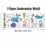 90cm loomade l&otilde;uendi laste joonistusrull isetegemise v&auml;rvipaberi rull v&auml;rvit&auml;idisega graffiti paberist l&otilde;igatud maalimine hariduskool