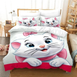 Armas Marie Kassi Multikakujuline Voodipesukomplekt Tekikoti Komplekt 3D Prindiga Tekikate Voodipesu Poisi T&uuml;druku Voodipesukomplektid Magamistoa Dekoor 140x210cm 2pcs