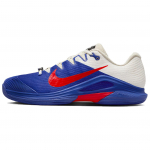 NikeCourt Air Zoom Vapor 12 Premium HC Deep Night Light Crimson Meeste Tennised Sinine Kahvatu-Iivoorikas Metallik-H&otilde;bedane HJ6770-500 42.5
