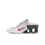 Nike Shox MR4 Mule Martine Rose Metalliline Plaatinav&auml;rvi Varsity Punane EU 35.5 valge