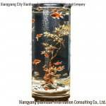 &Uuml;mmargune akr&uuml;&uuml;list &uuml;livalge kalavaat - l&auml;bipaistev, l&ouml;&ouml;gikindel, v&auml;ike laua-kuldkala vaat