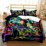 Hocus - Pocus Prinditud Voodipesukomplekt Tekikott Padjap&uuml;&uuml;r Voodipesu Voodilina Tekikate T&auml;is Suurus Queen Suurus King Suurus 70x133cm 2pcs